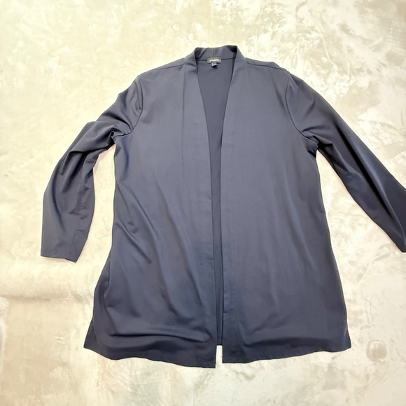 Talbots lightweight nylon and spandex open front cardigan - L - Picture 5 of 5